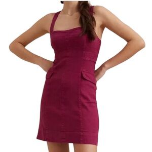 Anthropologie Pink Mini Dress